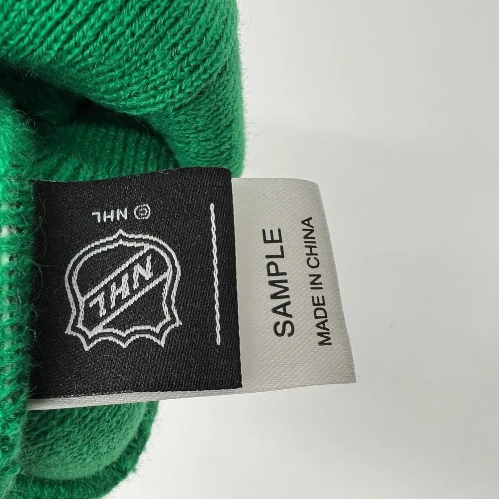 St. Louis Blues Beanie‎ Hat Pom Knit Adidas NHL Green St Patrick Cap
